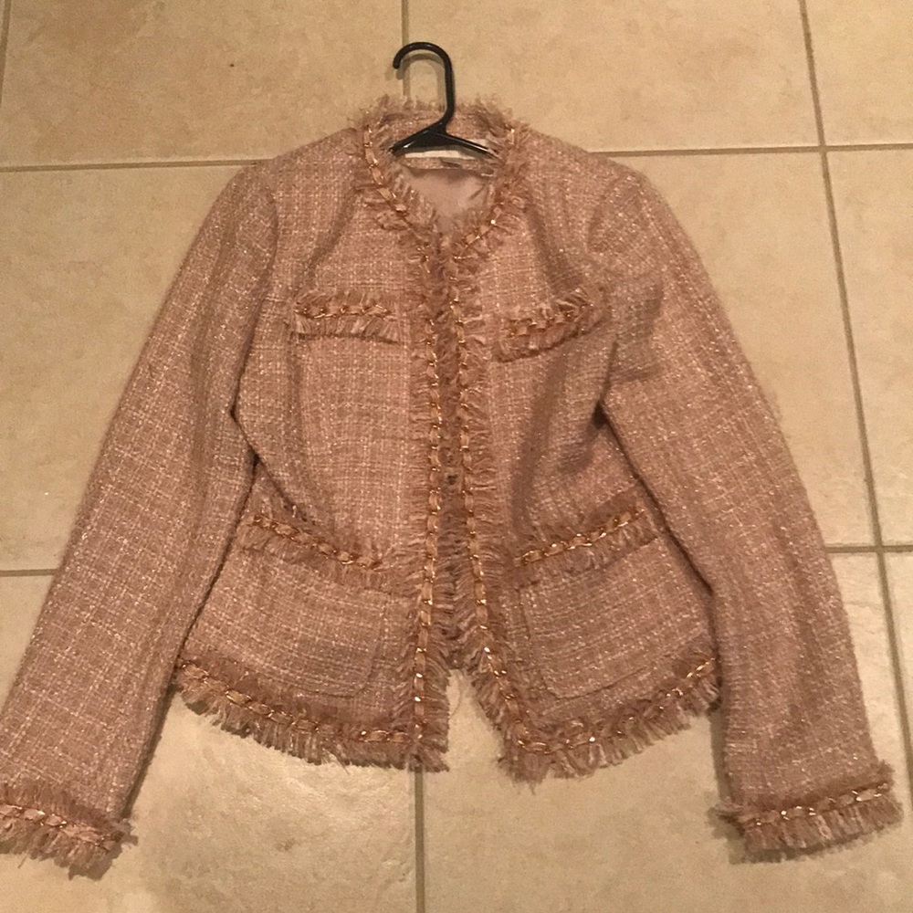 Boston Proper boucle jacket size 6